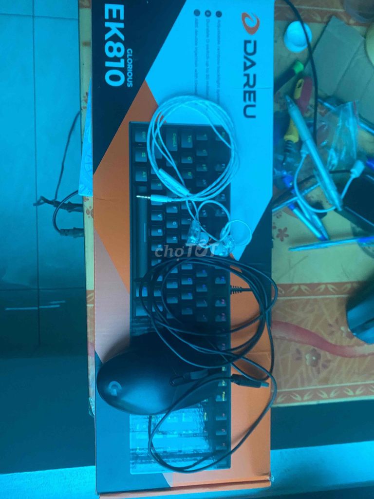 Combo bàn phím Dareu EK810, chuột Logitech Đen. Mua bán Phụ kiện (Màn hình, Chuột...) tại Thành phố Hải Dương Hải Dương được đăng bởi Hải Đức hình 1