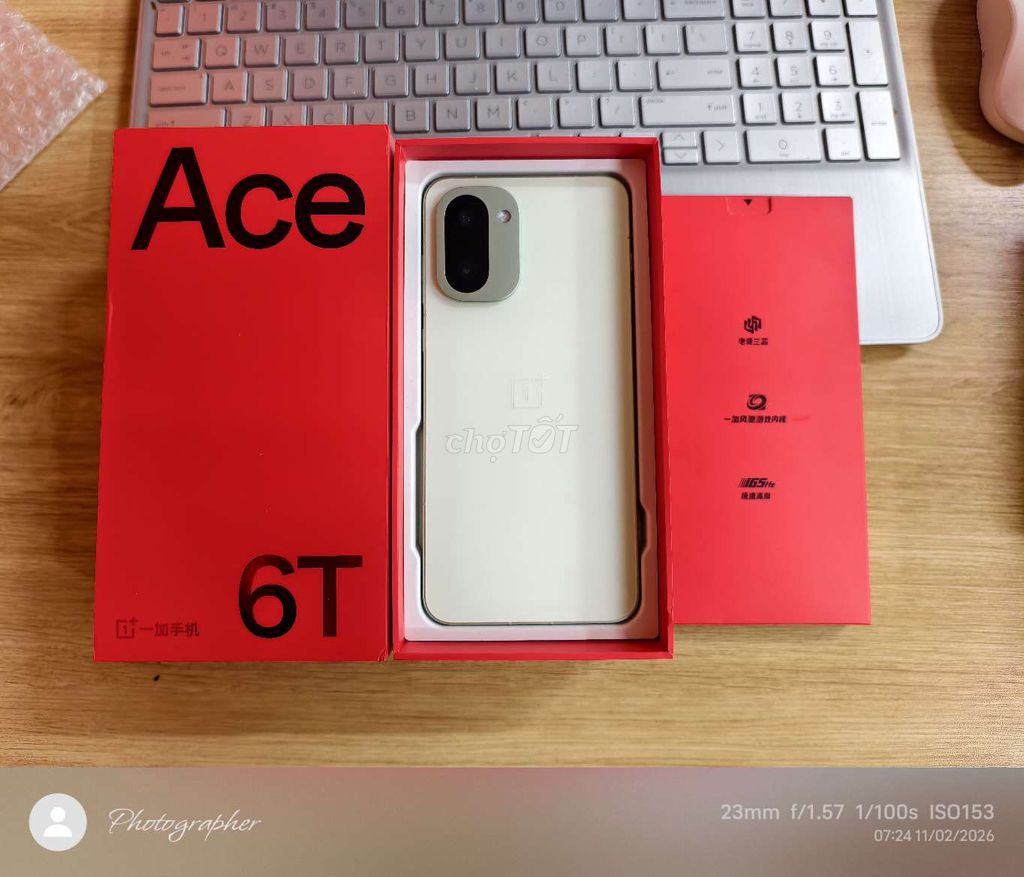 OnePlus Ace 6T 256GB Xanh lá. Mua bán Điện thoại tại Thành phố Bắc Ninh Bắc Ninh được đăng bởi XIAOMI STORE GIA BẢO hình 1