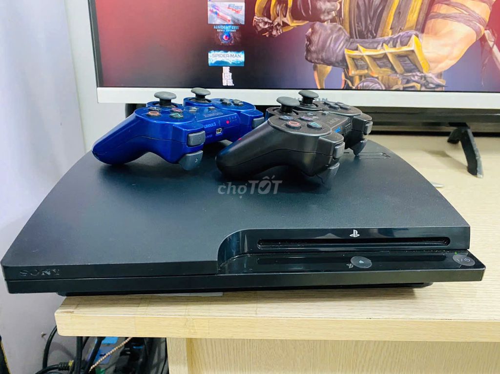 Ps3 Slim hack 500Gb đã hack 2 TAY CẦM CHO AE CHƠI