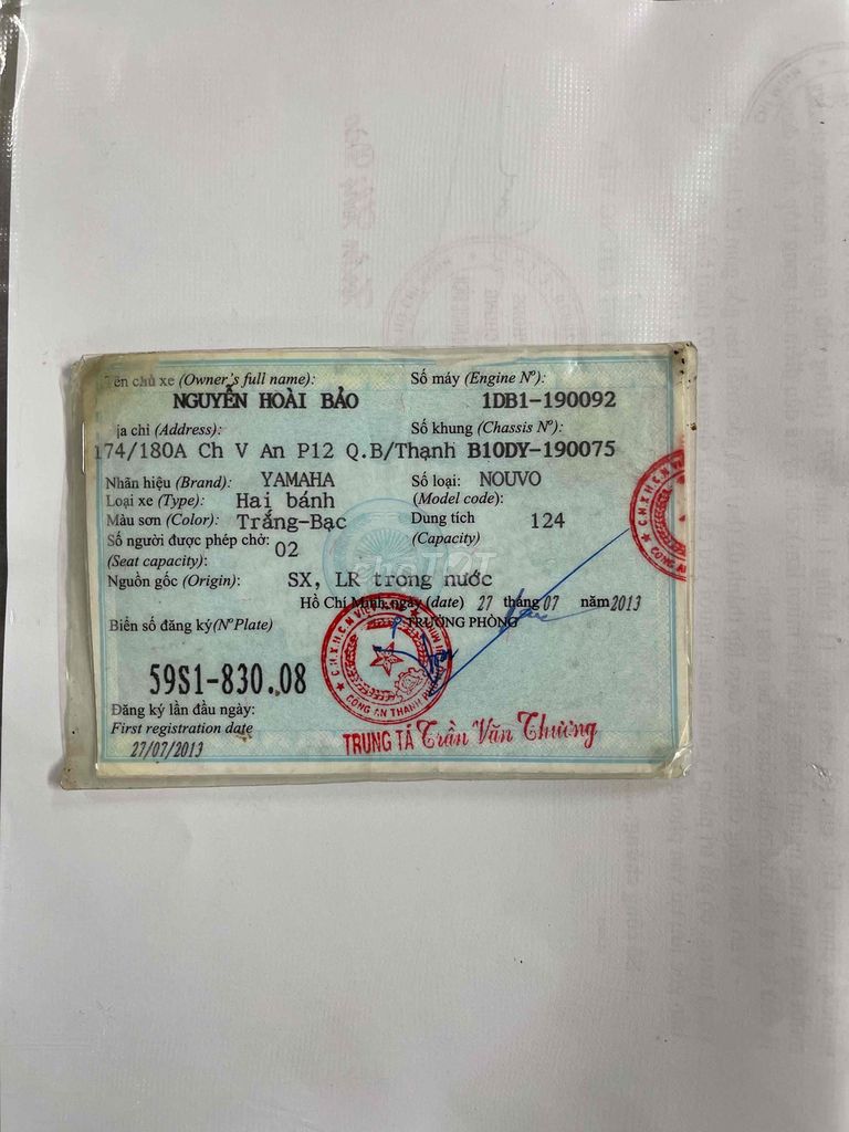 NO Fi 9 CHỦ TP CÓ HỖ TRỢ GÓP OĐ CÓ ĐỖI XE. Mua bán Xe máy tại Huyện Hóc Môn Tp Hồ Chí Minh được đăng bởi Khaianh  hình 5