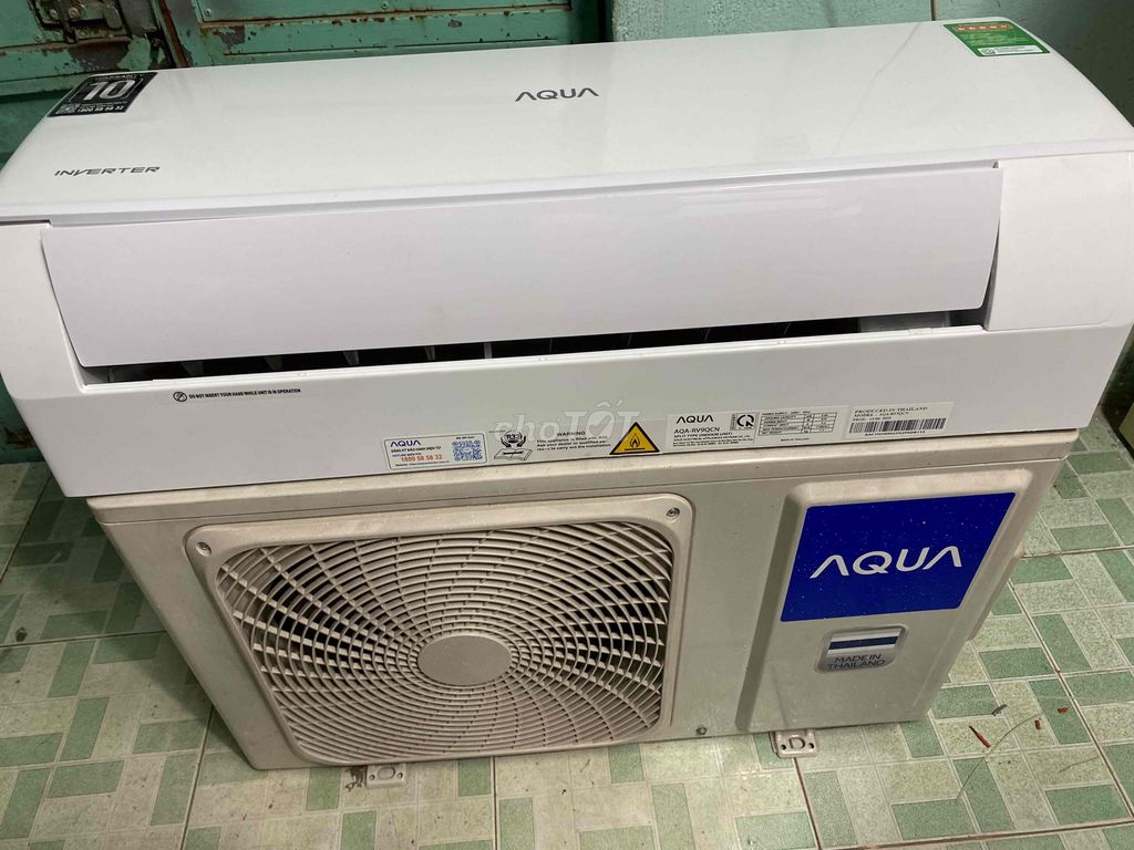 Máy lạnh Aqua 1Hp inverter 99% còn bảo hành hãng