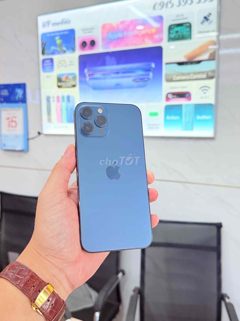 Apple iPhone 12 Pro Max 128GB Xanh. Mua bán Điện thoại tại Thành phố Đồng Xoài Bình Phước được đăng bởi Hoàng  Minh Phụng hình 1