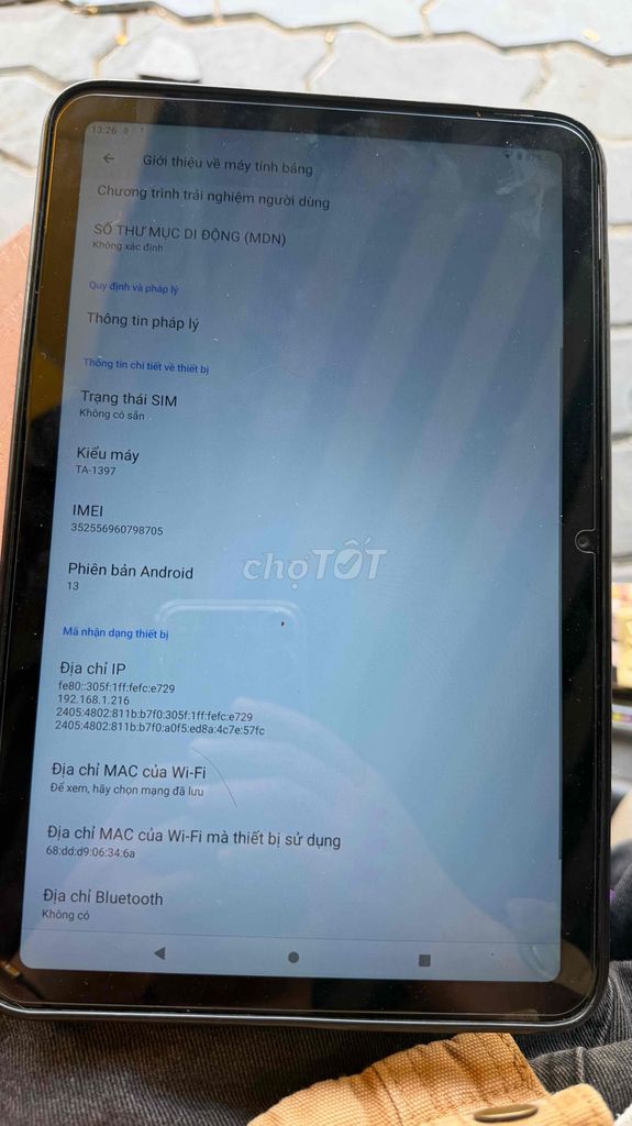 Nokia  T20 TA-1397 xanh đen zin đẹp rẻ. Mua bán Máy tính bảng tại Quận 7 Tp Hồ Chí Minh được đăng bởi Thanh hình 1