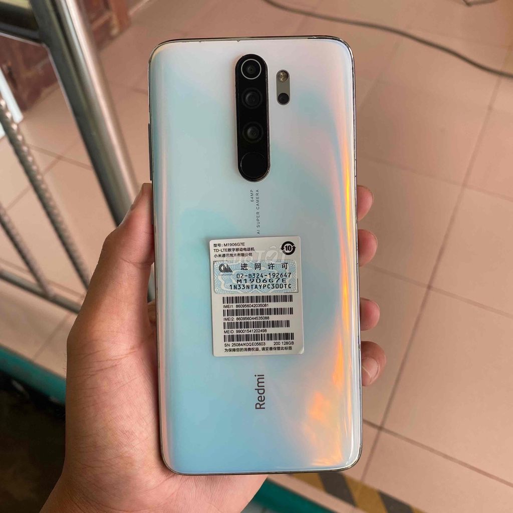 Xiaomi Redmi Note 8 Pro 128GB Trắng 2sim giá tốt. Mua bán Điện thoại tại Huyện Thủ Thừa Long An được đăng bởi MINH PHAT hình 1