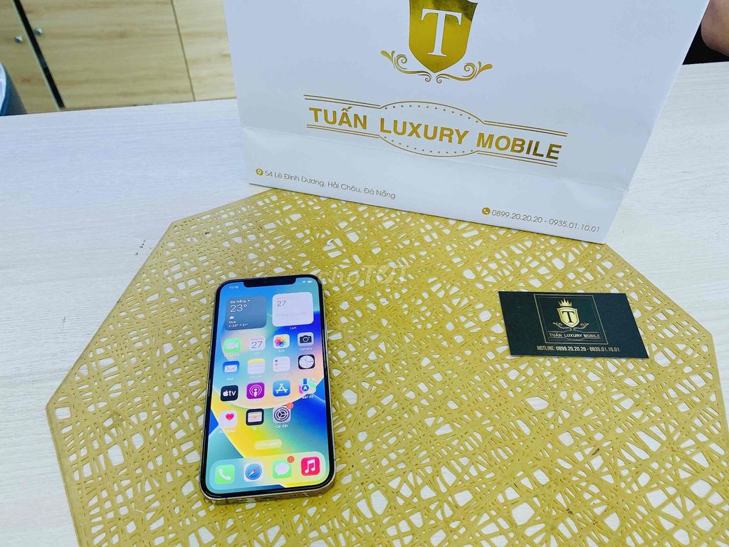 iPhone 12 Pro 128G Gold Việt Nam pin new 100%. Mua bán Điện thoại tại Quận Hải Châu Đà Nẵng được đăng bởi TUẤN LUXURY MOBILE ĐÀ NẴNG hình 1