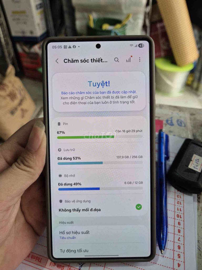 Samsung S25 Ultra 256GB Xám Đã dùng. Mua bán Điện thoại tại Huyện Hoài Đức Hà Nội được đăng bởi lan kha hình 1