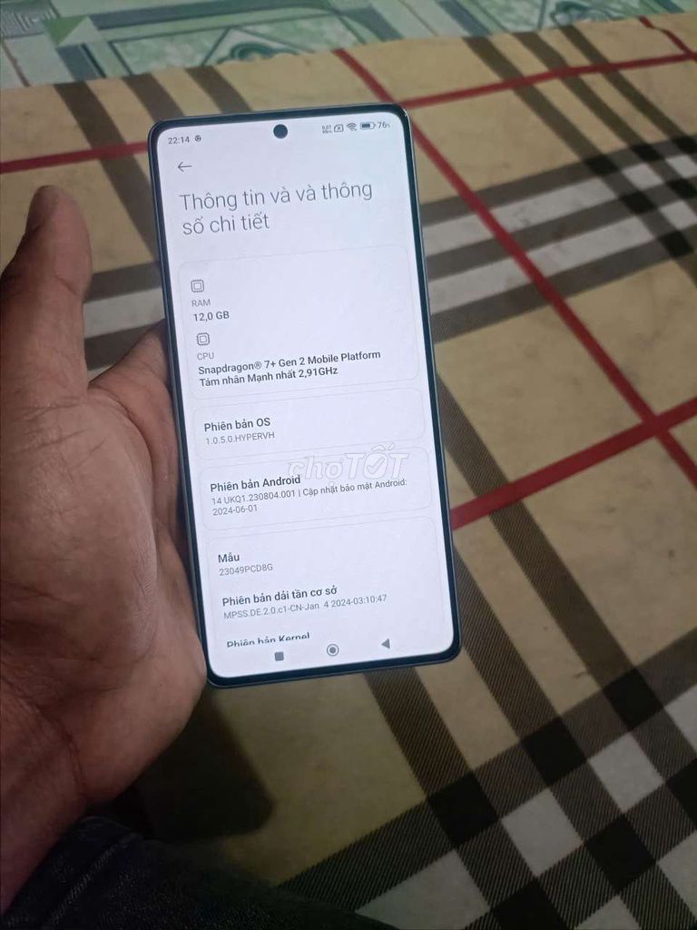Xiaomi POCO F5 12GB/256GB Trắng. Mua bán Điện thoại tại Quận 12 Tp Hồ Chí Minh được đăng bởi tín hình 1