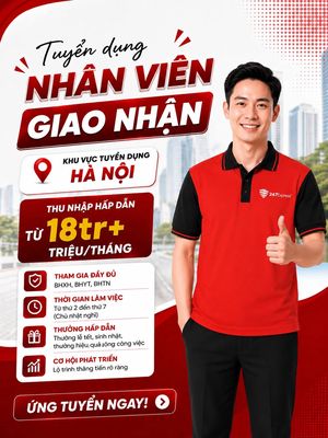 Nhân viên giao hàng Nội Bài - Sóc Sơn (Hà Nội)