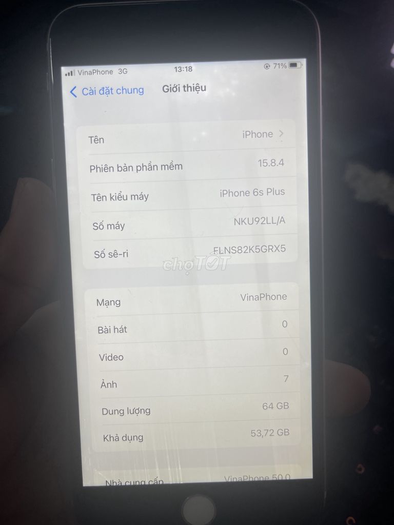 Apple iPhone 6s Plus 64GB Vàng hồng. Mua bán Điện thoại tại Quận Hai Bà Trưng Hà Nội được đăng bởi Chiến Đỗ hình 1