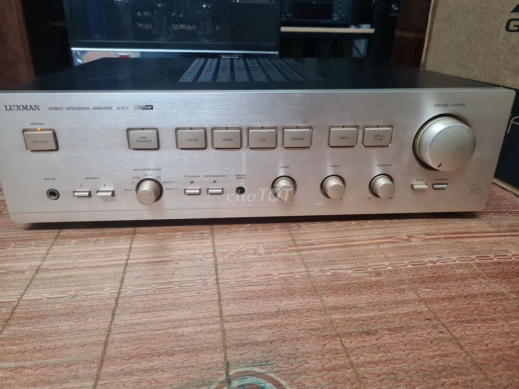 Luxman A-377 Gold 220v nguyên bản tốt