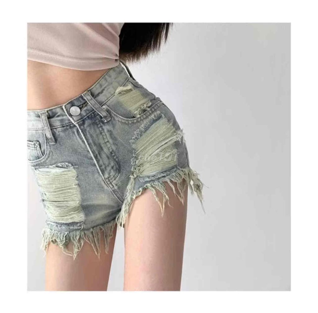 Quần short nữ Denim lưng cao. Mua bán Quần áo tại Thị xã La Gi Bình Thuận được đăng bởi Anh Đào hình 1