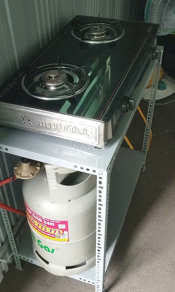 Kệ để Bếp gas đôi 2 tầng mâm (40x120). Cao 75cm. Mua bán Tủ, kệ gia đình tại Quận Tân Phú Tp Hồ Chí Minh được đăng bởi Kệ Thép V Lỗ Đa Năng hình 1