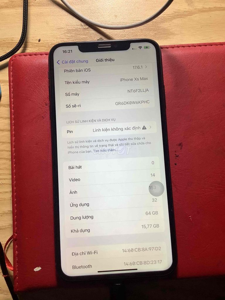 Apple iPhone Xs Max 64GB Đen. Mua bán Điện thoại tại Quận Hai Bà Trưng Hà Nội được đăng bởi Quang Anh hình 1