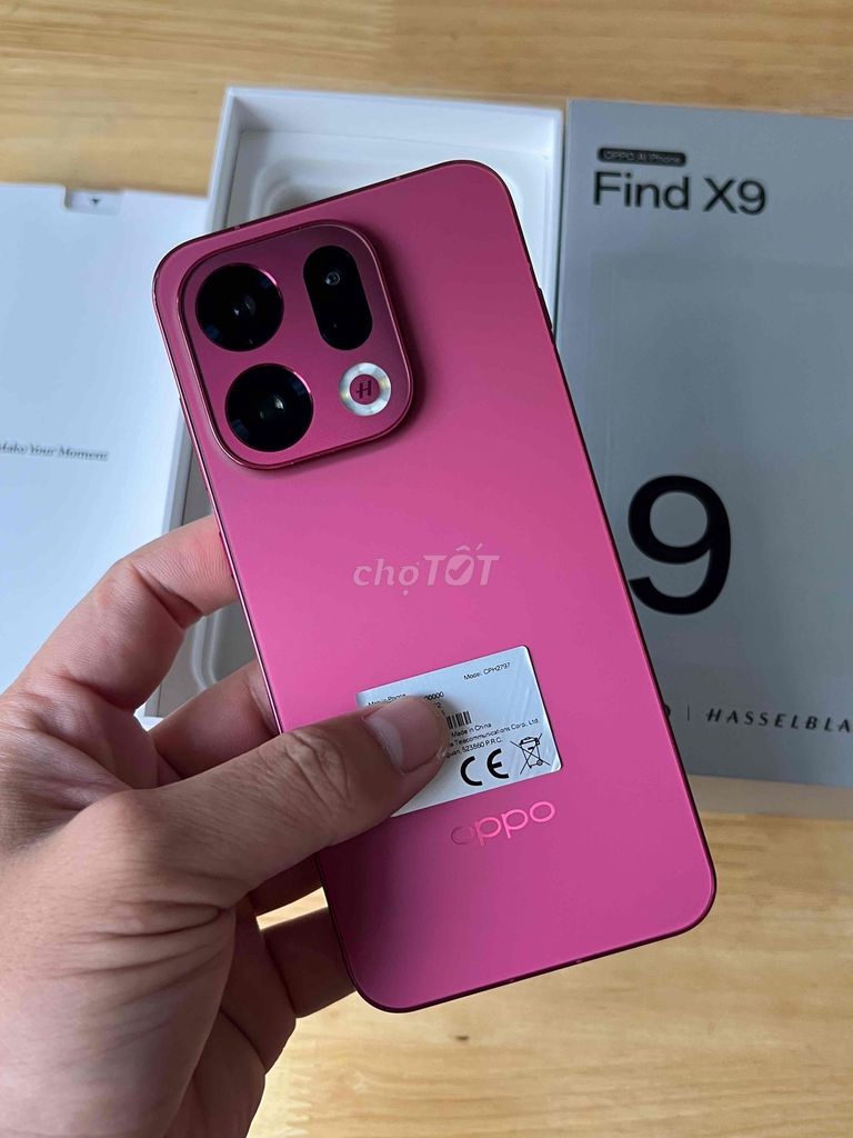 Oppo Find X9 512GB Hồng 98%. Mua bán Điện thoại tại Quận 12 Tp Hồ Chí Minh được đăng bởi OkShop hình 1