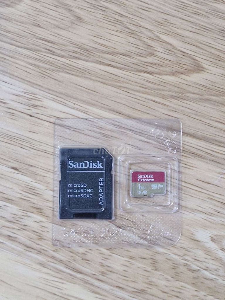 Thẻ nhớ SanDisk Extreme 1TB A2 V30. Mua bán Phụ kiện (Màn hình, Chuột...) tại Quận Bình Thạnh Tp Hồ Chí Minh được đăng bởi Hàng Lướt hình 1