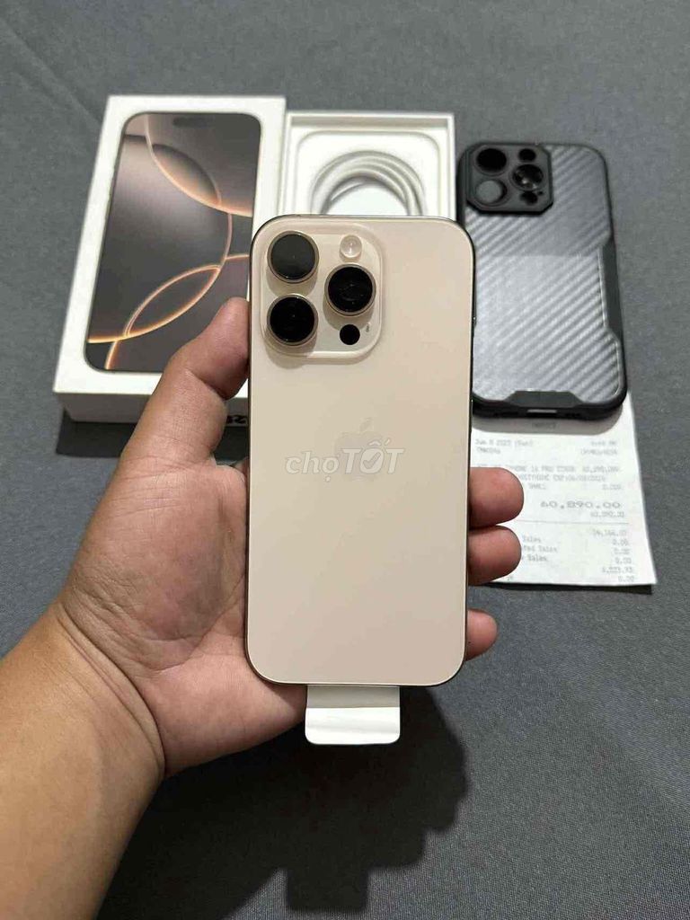 iPhone 16 Pro 128GB Gold FULLBOX BH APPLE 03/2026. Mua bán Điện thoại tại Quận Hà Đông Hà Nội được đăng bởi iStock Hà Nội Zin Đẹp Chất hình 1
