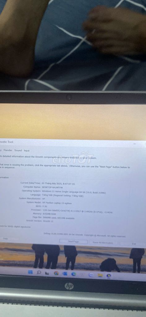 HP Pavilion 15-eg00xx i5-1135G7 8GB Bạc. Mua bán Laptop tại Huyện Tịnh Biên An Giang được đăng bởi Đăng Khoa hình 1