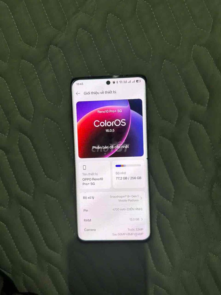 Oppo Reno 10 Pro+ 5G 256GB Đen. Mua bán Điện thoại tại Huyện Long Thành Đồng Nai được đăng bởi hai hoang hình 1