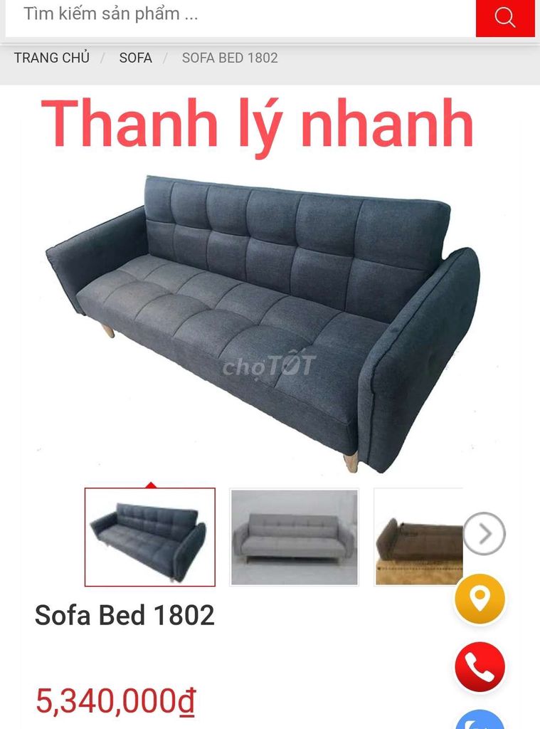 Cần pass lại sofa giường cao cấp-sofa xám-sofa gỗ