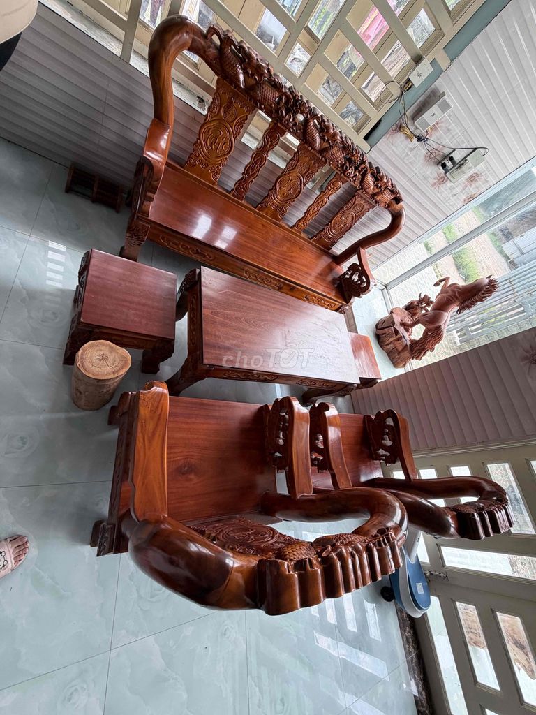 Bộ salon gỗ xoài phòng khách vân gỗ tự nhiên. Mua bán Bàn ghế tại Thị xã Phú Mỹ Bà Rịa - Vũng Tàu được đăng bởi Nguyễn Thị Yến Nhi  hình 1
