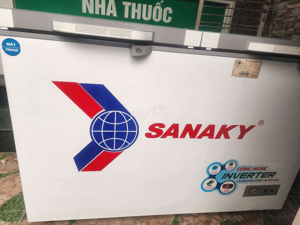 Tủ đông mát Sanaky Inverter 260l. Mua bán Tủ lạnh tại Thành phố Long Xuyên An Giang được đăng bởi NHAN hình 1