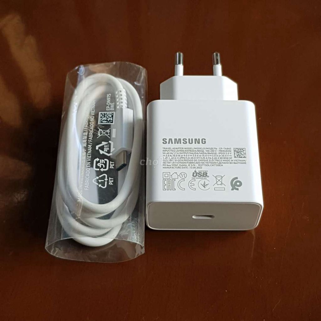 Bộ Sạc Siêu Nhanh 3.0 SAMSUNG Chuẩn 65W Chính Hãng