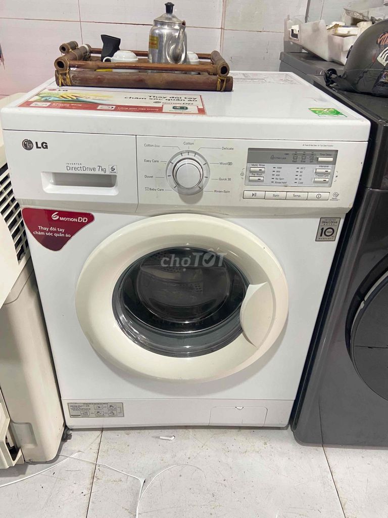 Máy giặt LG 7kg Inverter Trắng. Mua bán Máy giặt tại Thành phố Dĩ An Bình Dương được đăng bởi MẠNH PHÁT  hình 1