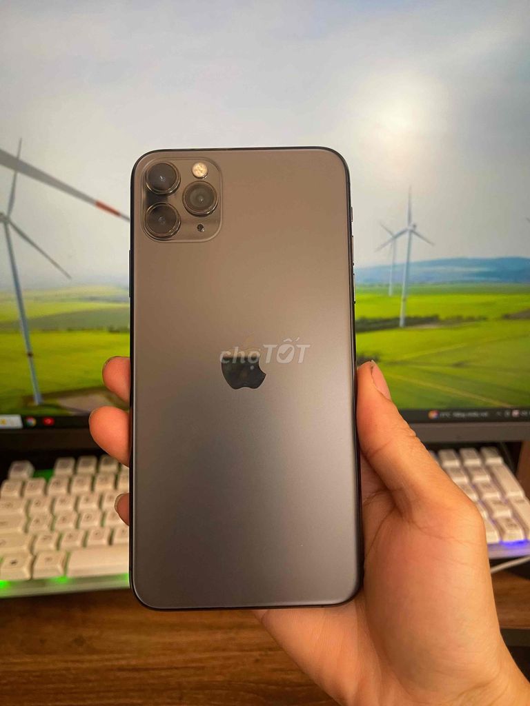 11 Pro Max 256GB , 2 Sim vật lý , Zin All đẹp 99%. Mua bán Điện thoại tại Quận Lê Chân Hải Phòng được đăng bởi Huy Tưởng Mobile hình 1