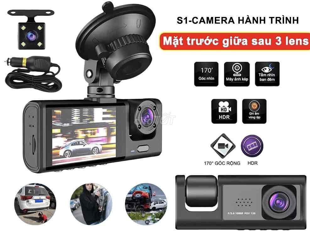 camera hành trình 3 mắt. Mua bán Máy ảnh, Máy quay tại Huyện Củ Chi Tp Hồ Chí Minh được đăng bởi Hồ hình 1