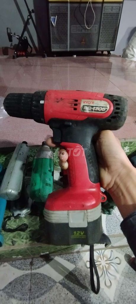 Máy khoan pin 12V Ryobi hàng bãi