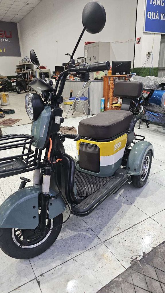 Xe điện ba bánh mới chạy 100km. Mua bán Xe điện tại Thị xã Bến Cát Bình Dương được đăng bởi Hoàng Nam hình 2