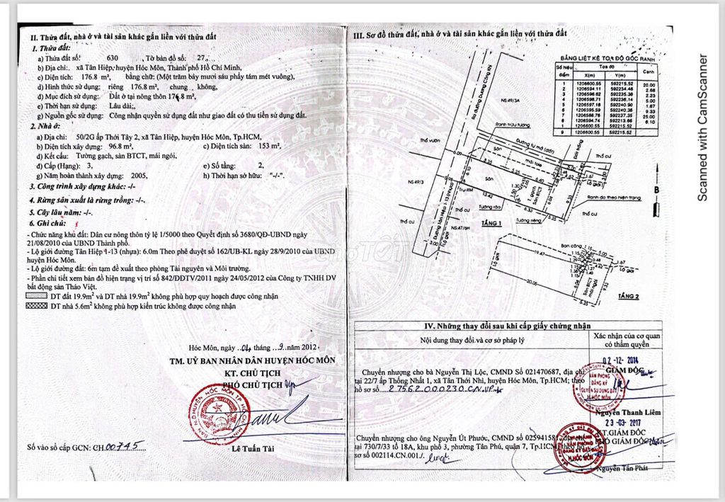 Nhà MT Hóc Môn, 5,46tỷ, Tân Hiệp, Dương Công Khi, 6.1x26, nở12m 177m2