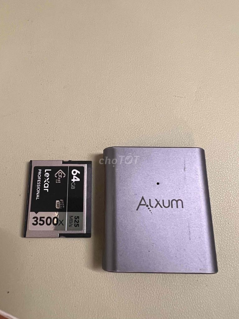 Thẻ nhớ Cfast Lexar 64GB 525 MB/s + đầu đọc. Mua bán Phụ kiện (Màn hình, Chuột...) tại Quận Hoàng Mai Hà Nội được đăng bởi camera6 hình 1