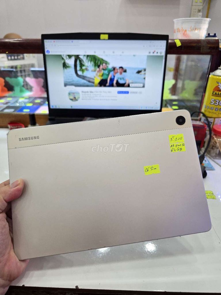 Samsung Tab A9 Plus 5G 64GB. Mua bán Máy tính bảng tại Thành phố Long Xuyên An Giang được đăng bởi Facebook Cầm Đồ Thúy Vân hình 1