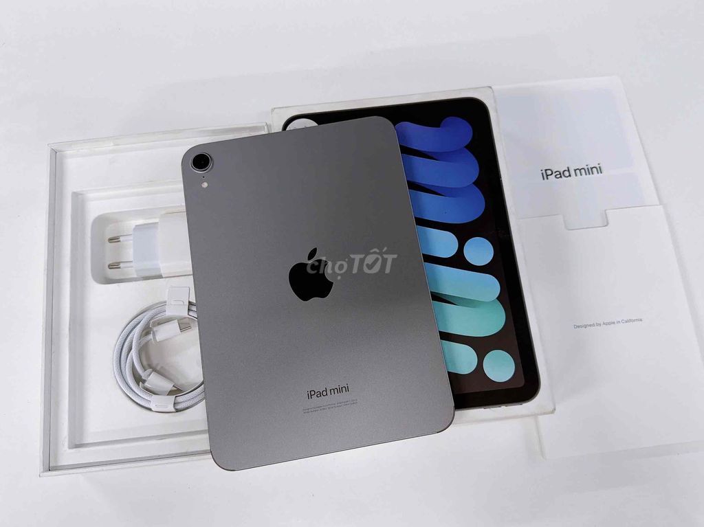 Apple iPad Mini 7 128GB Xám Như mới sạc 3L keng. Mua bán Máy tính bảng tại Quận 10 Tp Hồ Chí Minh được đăng bởi Táo Tốt Apple  hình 1