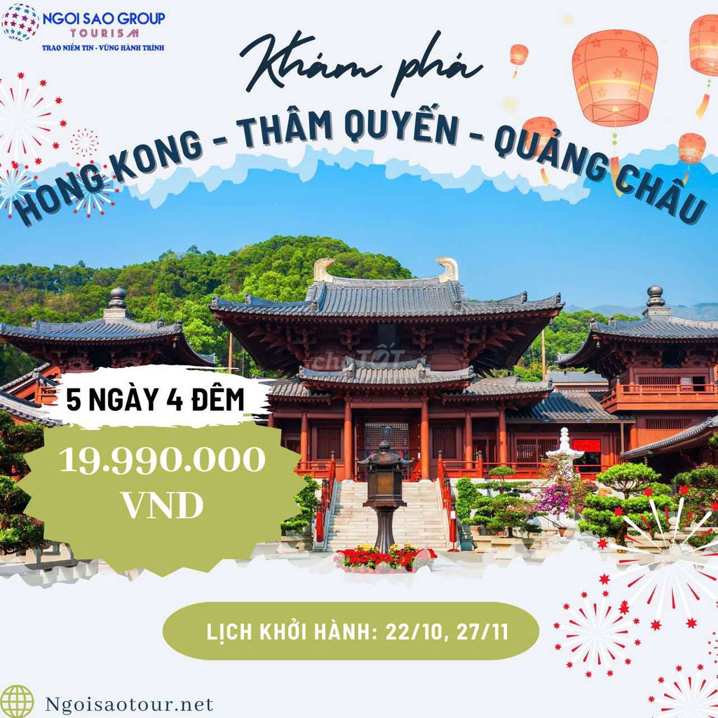 Hong Kong - Thâm Quyến - Quảng Châu