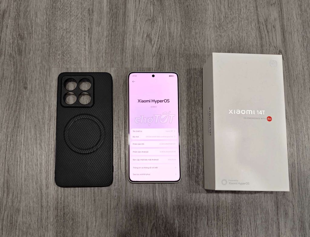Xiaomi 14T 256GB Xám Fullbox - BHCH 03/2027. Mua bán Điện thoại tại Quận Phú Nhuận Tp Hồ Chí Minh được đăng bởi Hắc Đê hình 1