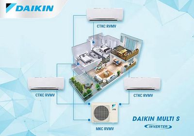 ML Multi Daikin 3HP (2 dàn lạnh - 1 dàn nóng). Mua bán Máy lạnh, điều hoà tại Quận Gò Vấp Tp Hồ Chí Minh được đăng bởi Việt Tiên Phong Thi công Máy Lạnh