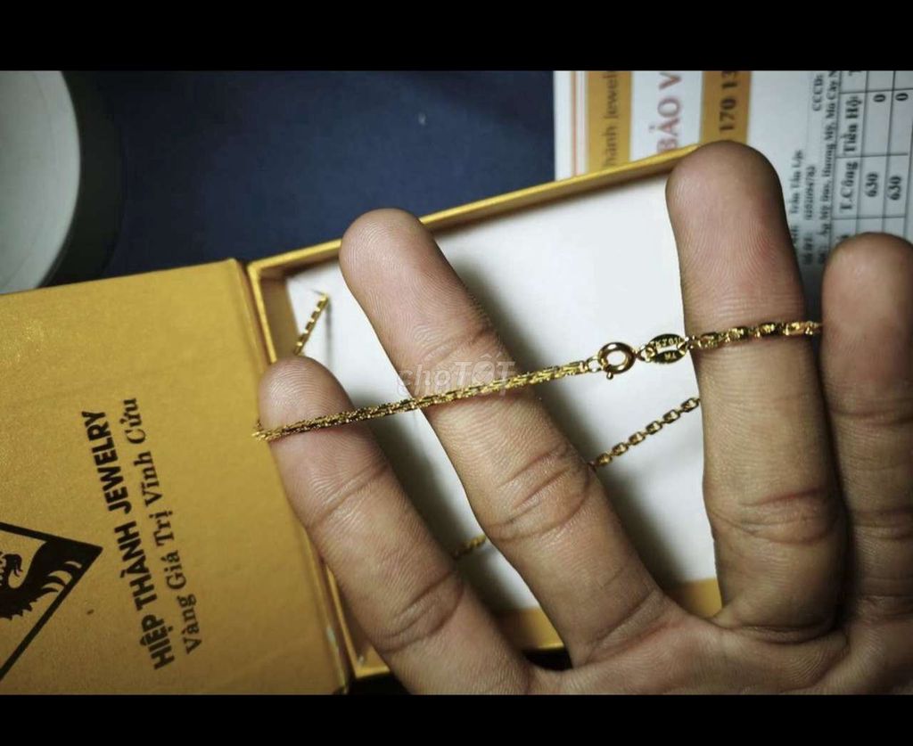 Dây chuyền Hiệp Thành Jewelry Vàng 610. Mua bán Phụ kiện thời trang khác tại Quận 12 Tp Hồ Chí Minh được đăng bởi Tấn Lộc hình 1