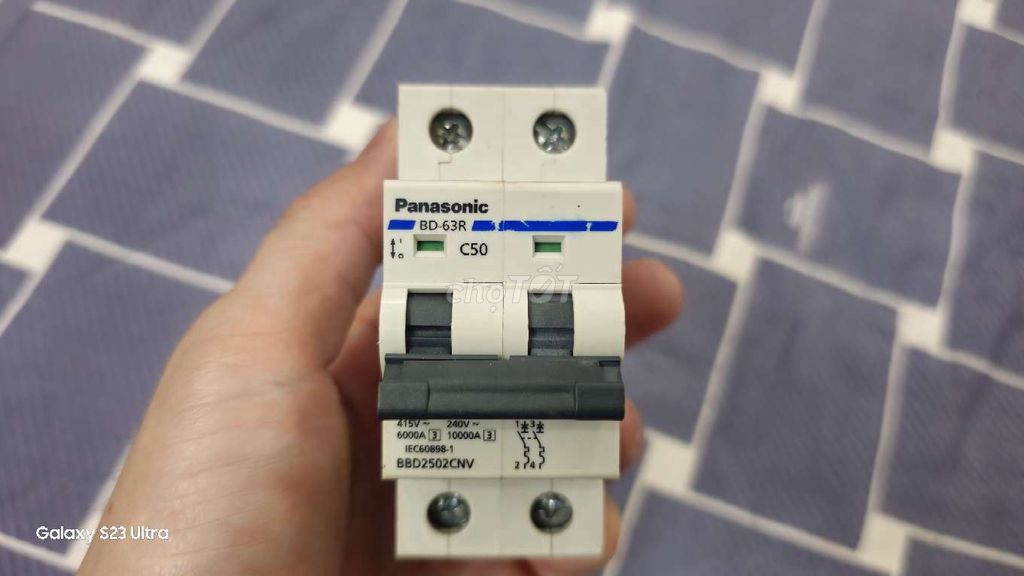 Aptomat Panasonic BD-63R C50 99% mới. Mua bán Nội thất, đồ gia dụng khác tại Huyện Vĩnh Tường Vĩnh Phúc được đăng bởi Huang hình 1