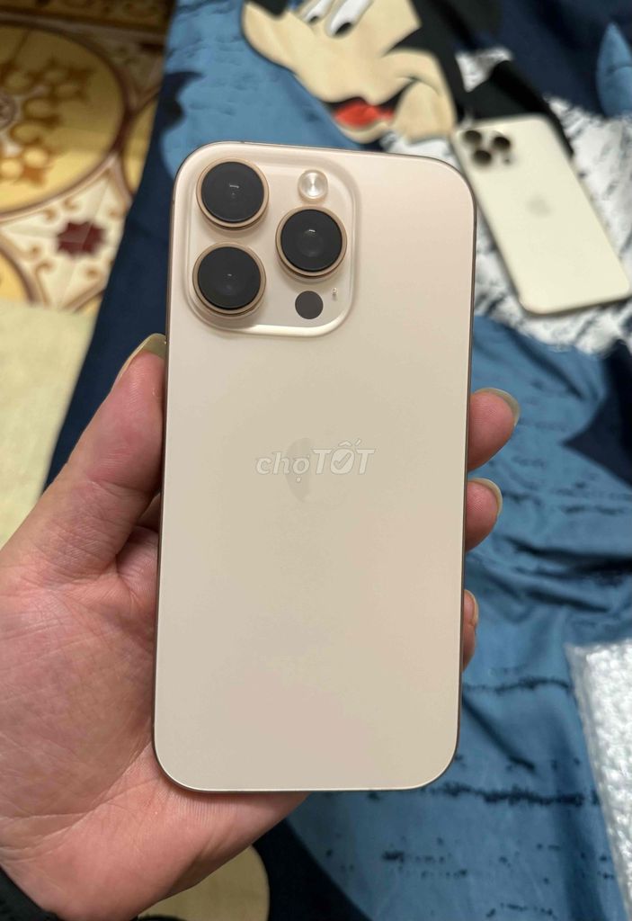 iPhone 16 Pro Lock CNC 128GB Vàng Đã sử dụng. Mua bán Điện thoại tại Quận Ba Đình Hà Nội được đăng bởi Phan Đang hình 1