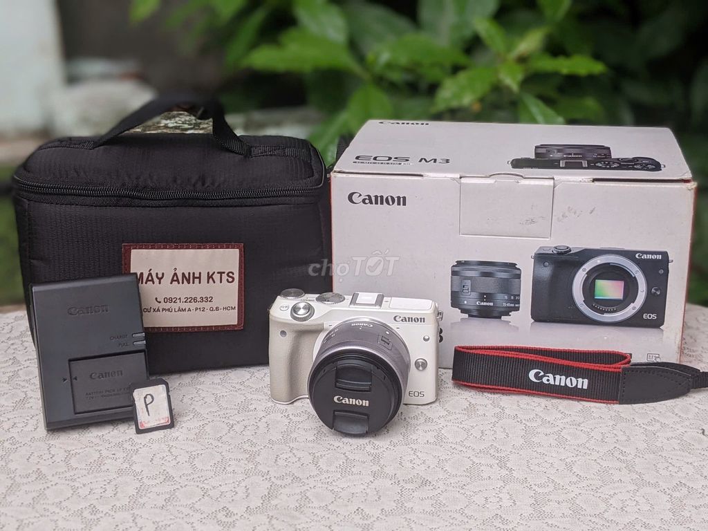 Máy ảnh Canon EOS M3. Mua bán Máy ảnh, Máy quay tại Quận 6 Tp Hồ Chí Minh được đăng bởi may anh KTS hình 1