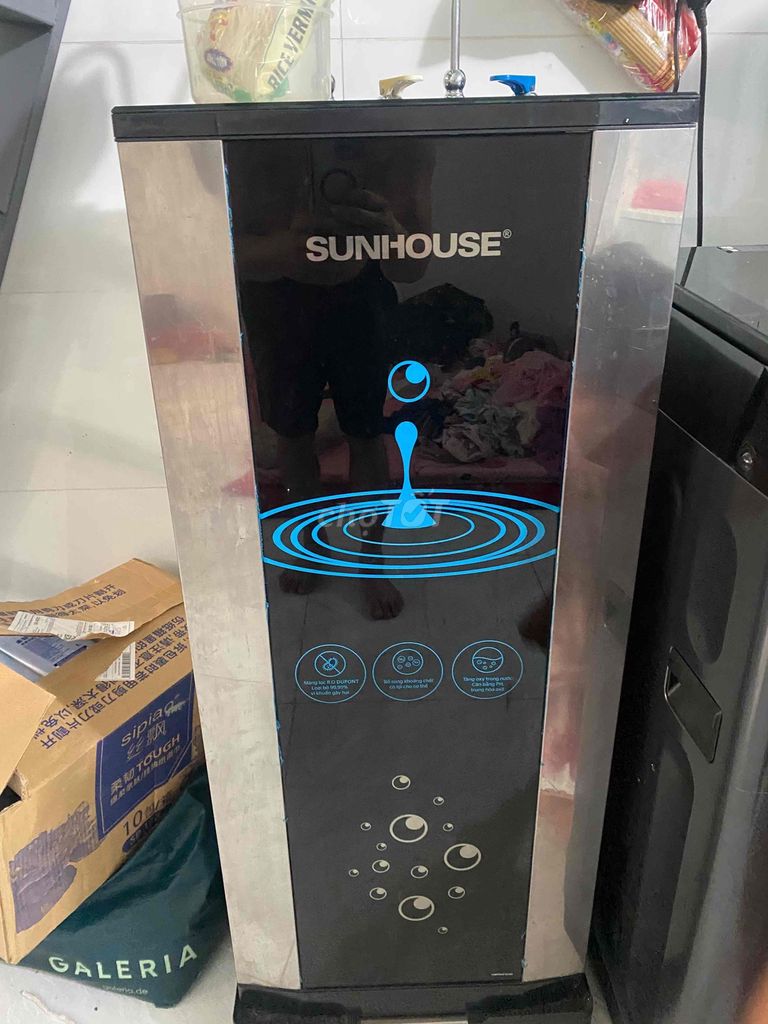 Máy lọc nước SUNHOUSE Đen bạc 11 cốc lọc. Mua bán Bếp, lò, đồ điện nhà bếp tại Thị xã Tân Uyên Bình Dương được đăng bởi Phone iPhone hình 1