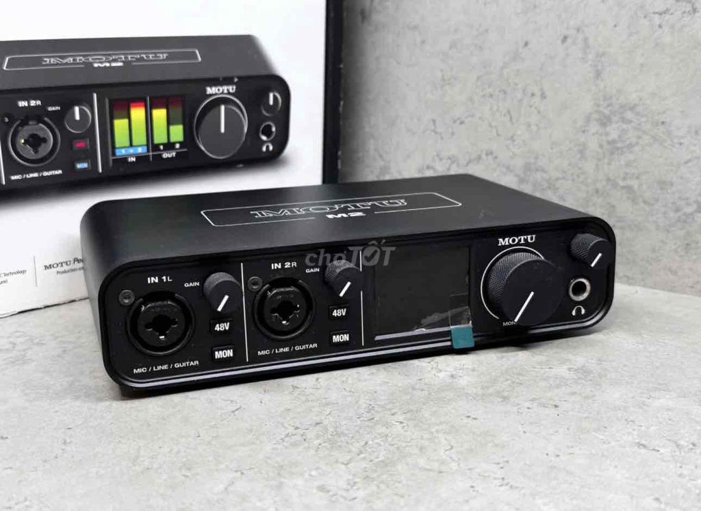 Soundcard MOTU M2 Đen Như mới. Mua bán Tivi, Âm thanh tại Huyện Thường Tín Hà Nội được đăng bởi Hạ Lê hình 1