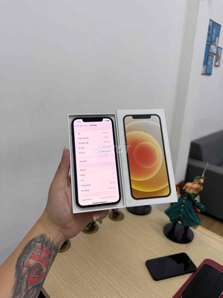 Apple iPhone 12 64GB Xanh. Mua bán Điện thoại tại Quận Đống Đa Hà Nội được đăng bởi KT Hà Nội Mobile hình 1