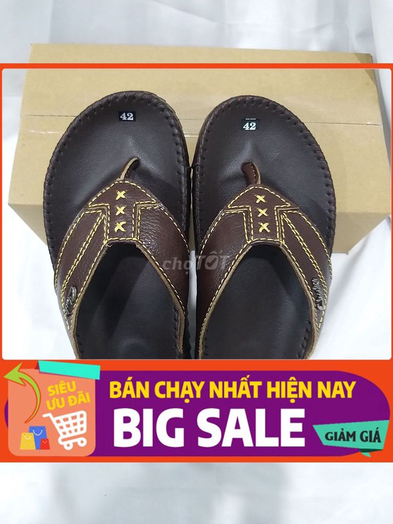 ngày 18.9-Dép kẹp da thêu 3x mới size 38 đến 43