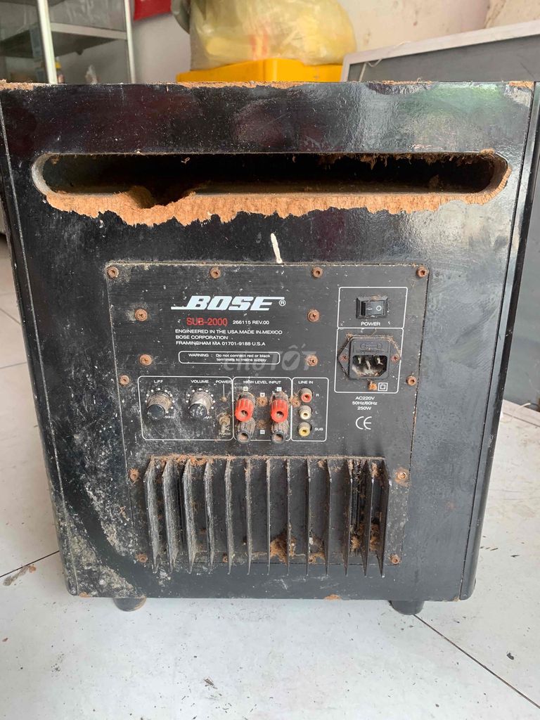 Loa siêu trầm Bose SUB-2000 Đen. Mua bán Tivi, Âm thanh tại Quận Hai Bà Trưng Hà Nội được đăng bởi thuy hang hình 1