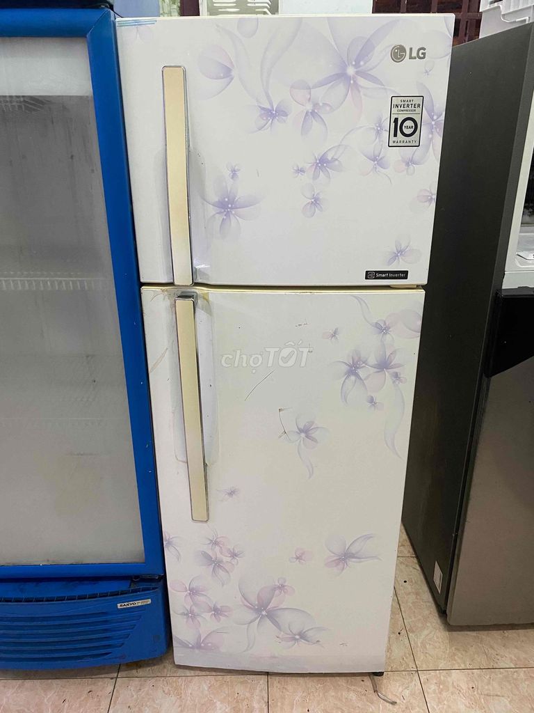 tủ lạnh LG inverter 225L tk điện bao ship có bh