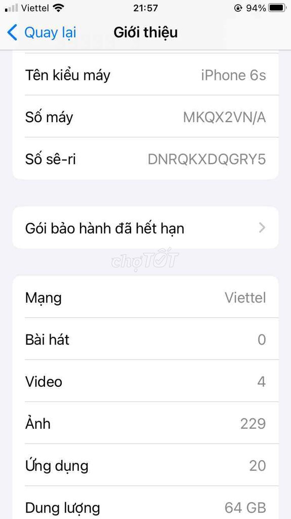 Apple iPhone 6s-64g. Mua bán Điện thoại tại Huyện Gia Lâm Hà Nội được đăng bởi bầu trời xanh hình 1