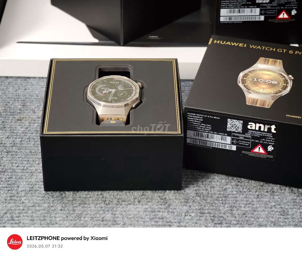 Huawei Watch GT 6 Pro Nâu 46mm 99% BH 11/26. Mua bán Thiết bị đeo thông minh tại Quận 7 Tp Hồ Chí Minh được đăng bởi TMH hình 1